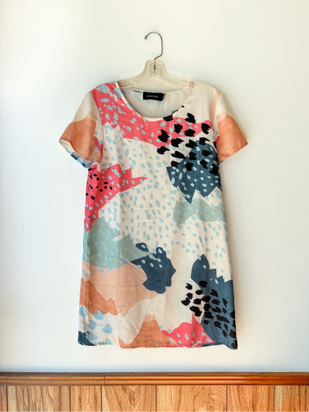 MinkPink Abstract Multi-Colored Dress Size Small